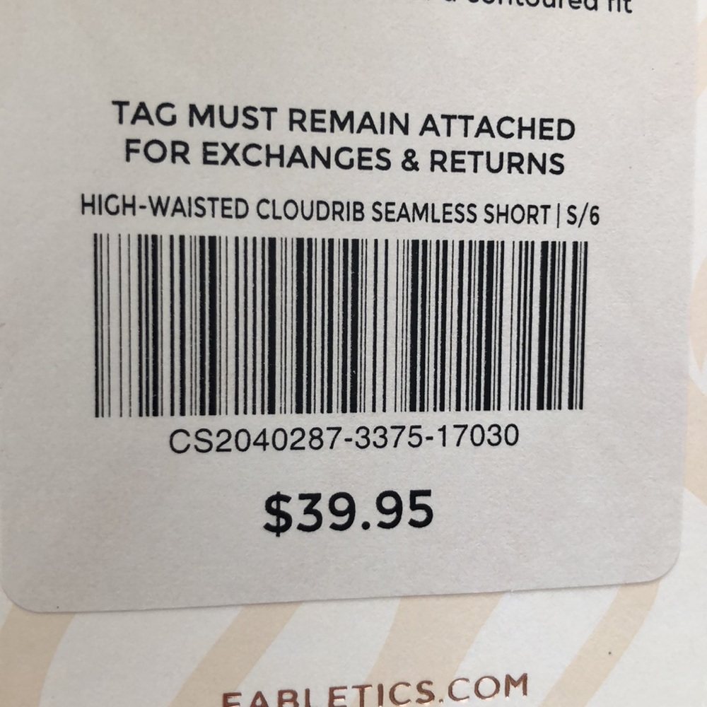 FABLETICS NWT High Waisted Cloudrib Seamless Short - Picture 7 of 7